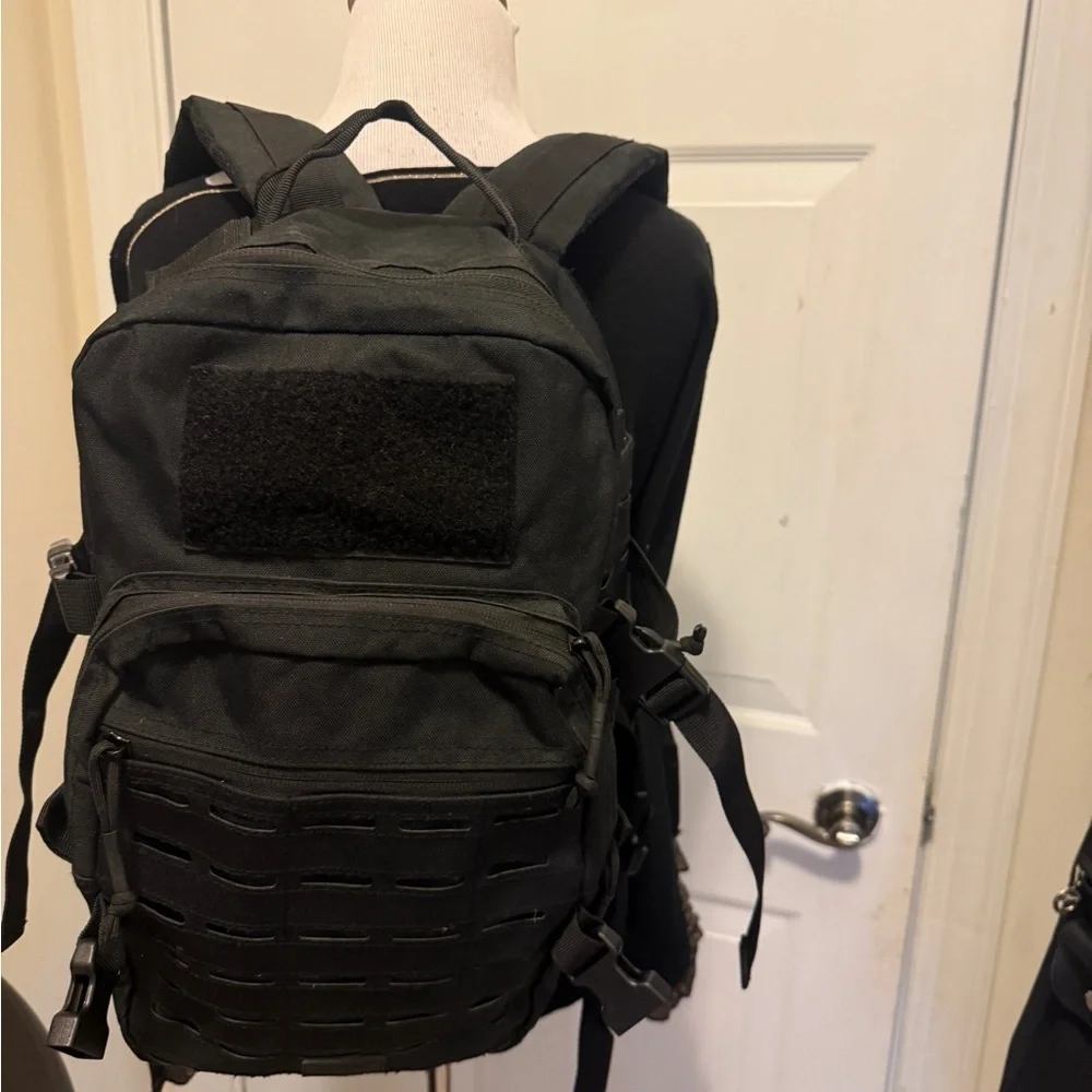 Tactical Black Backpack
